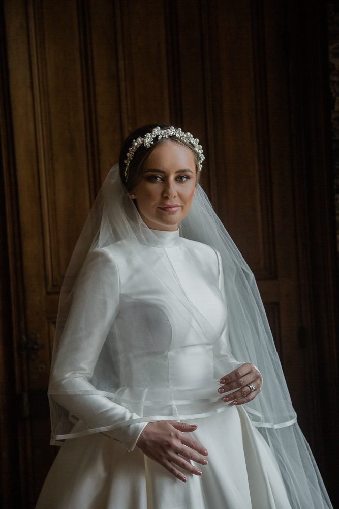 French Chateau Wedding dress fashion