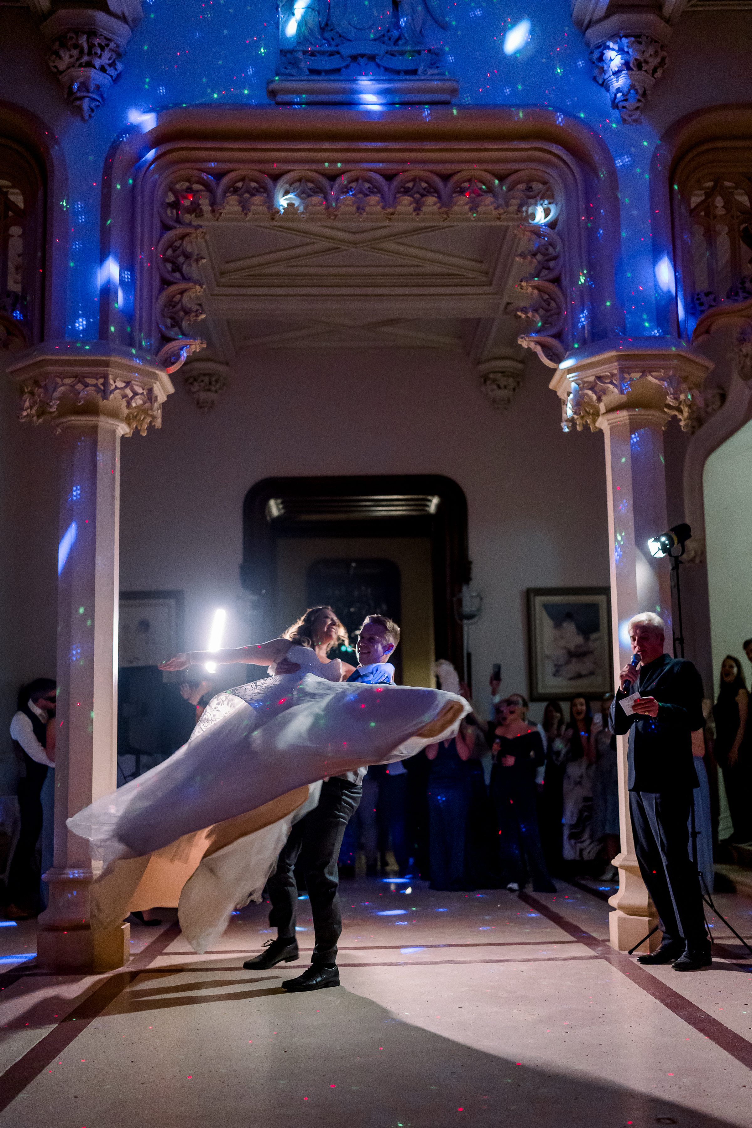 first dance at luxury wedding