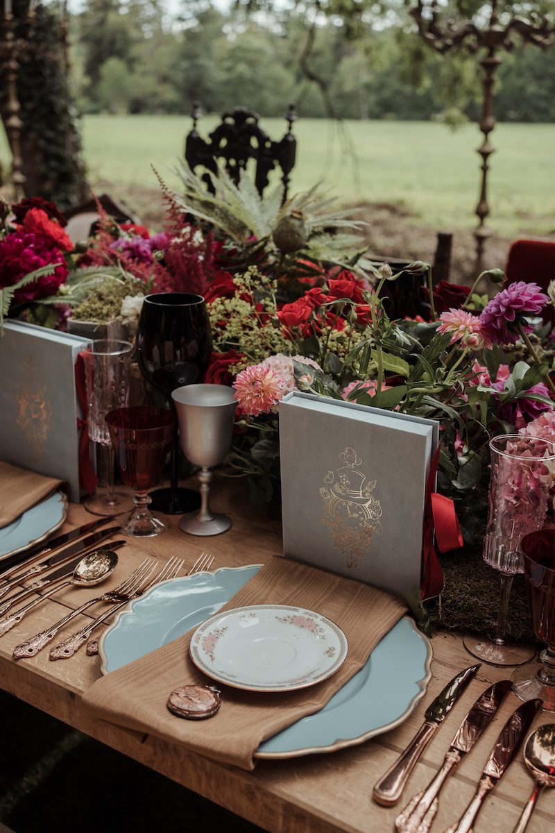 table design at a luxury destination wedding
