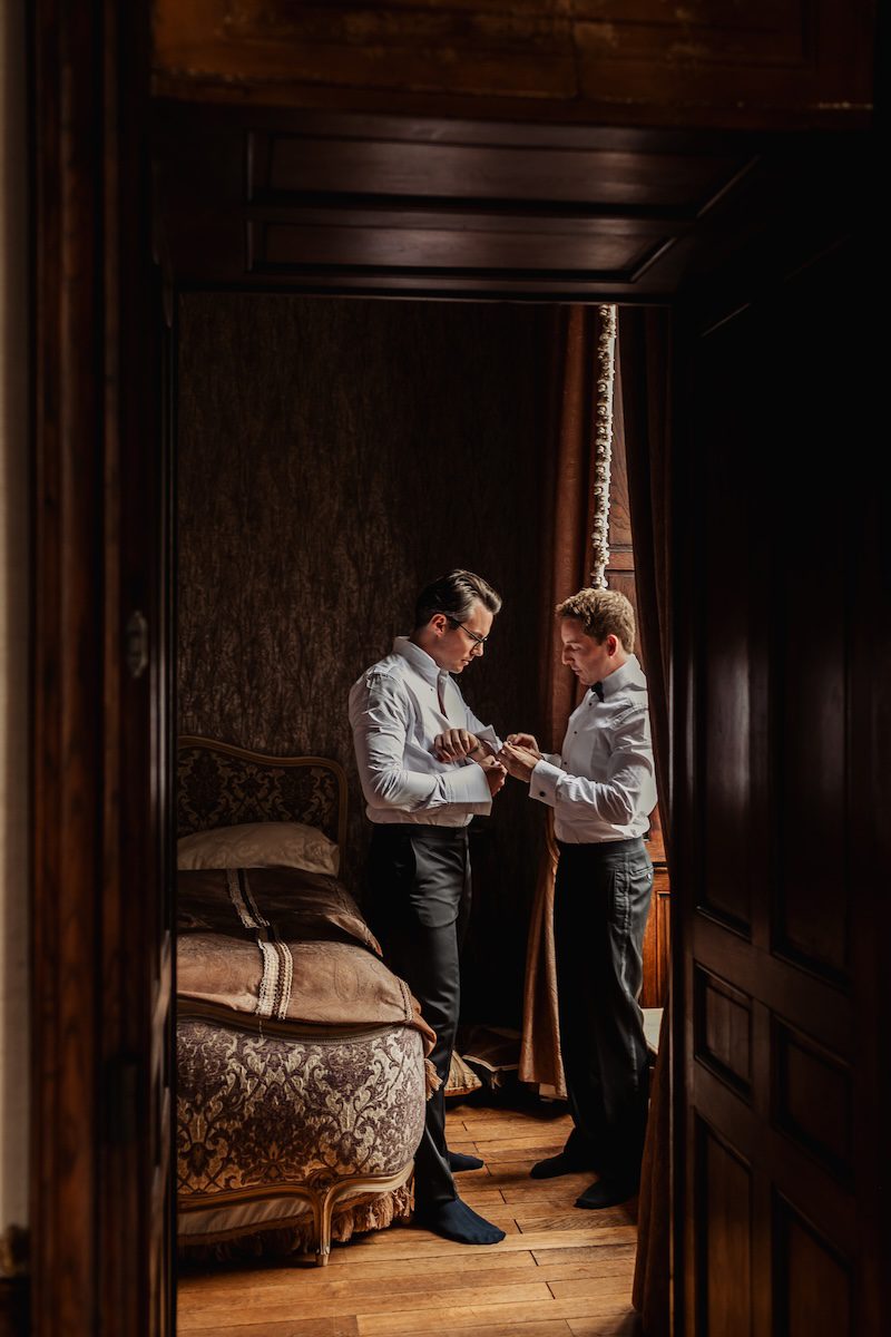getting ready at your destination wedding package fairytale in france