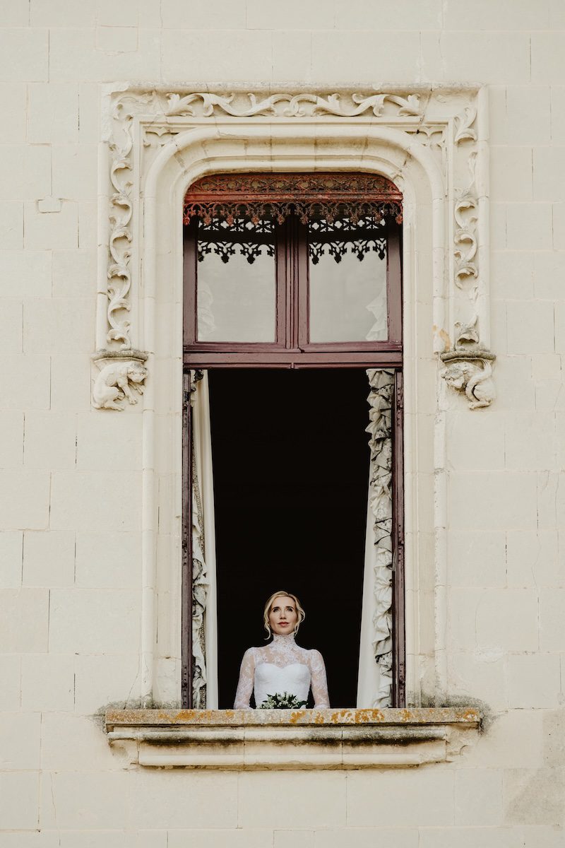 fairytale princess bride at a French elopement