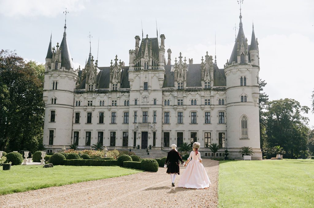 visite au chateau challain