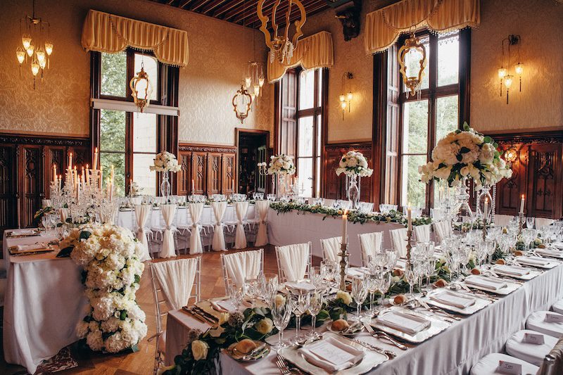 Chateau Challain wedding food review and luxury in-house catering