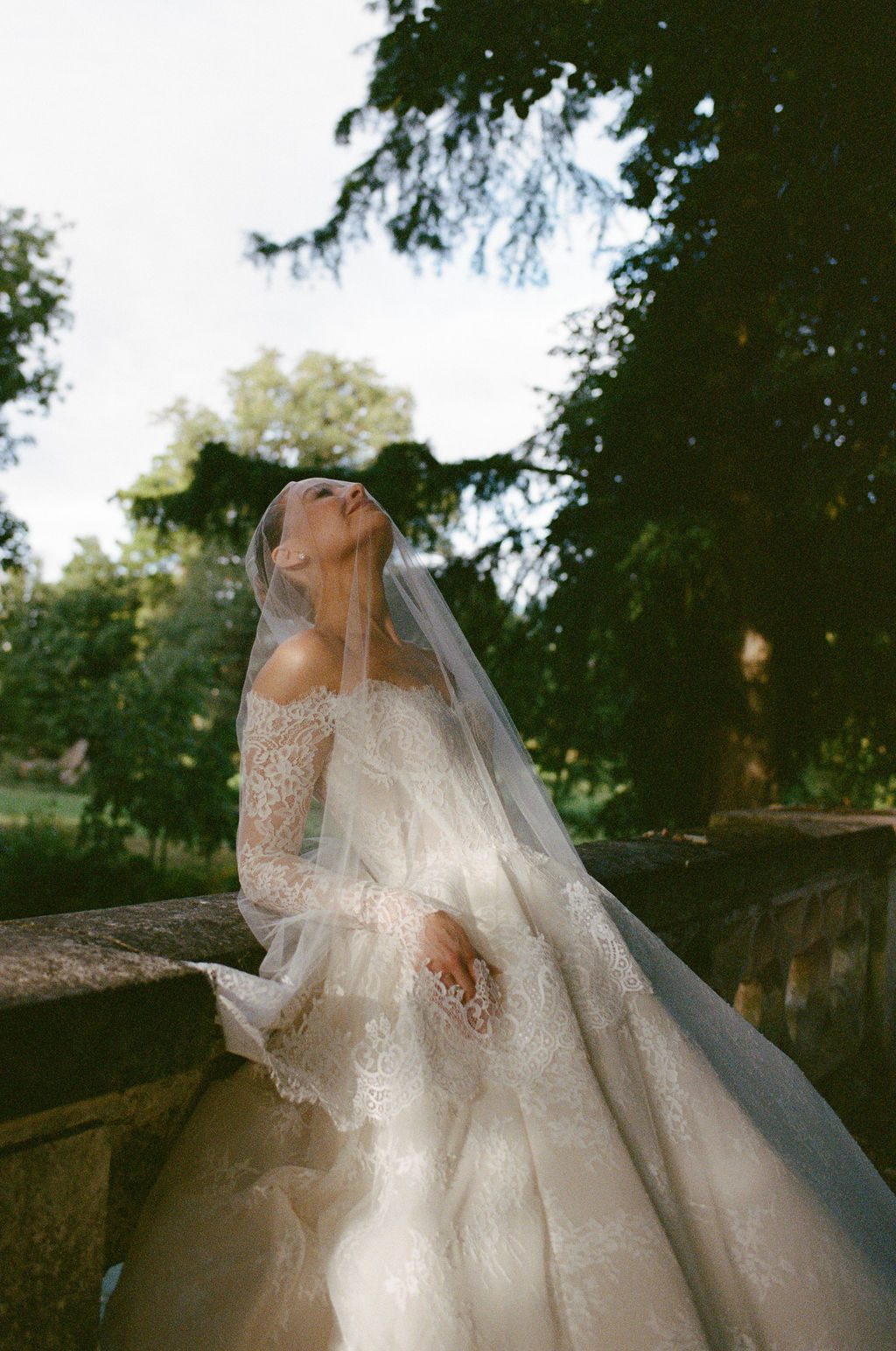 luxury bride at chateau challain