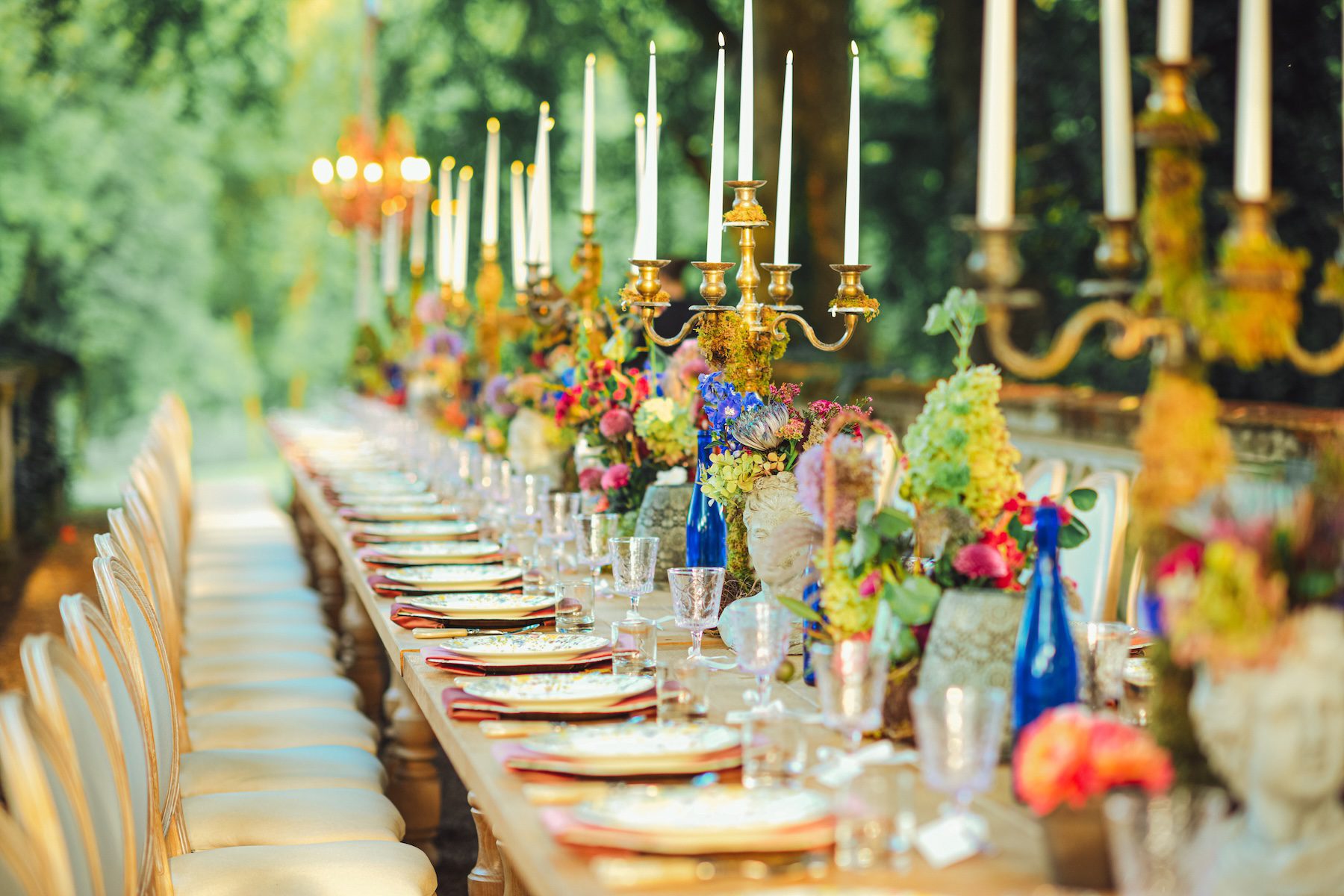 Verified Chateau Challain guest reviews 2026 showing large wedding capacity and decor